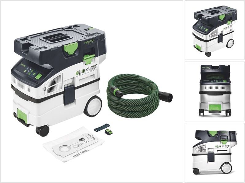 Ctlc midi I-Basic Akku Absaugmobil 36 v ( 2x 18 v ) Staubkl. l ( 577066 ) Solo - ohne Akku, ohne Ladegerät - Festool