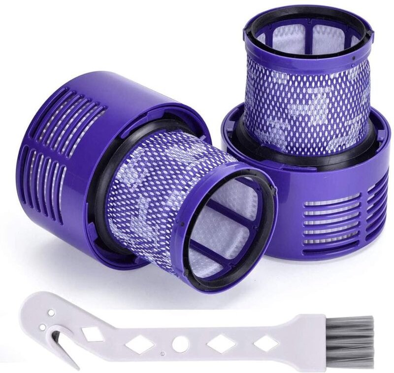 2er-Pack waschbarer Hepa-Filter-Ersatz für Dyson V10 Cyclone Series, V10 Absolute, V10 Animal, V10 Total Clean, SV12, er...