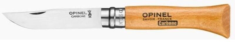 Messer Nr. 6 Karbonklinge mit Sicherheitsring - 113060 - Opinel