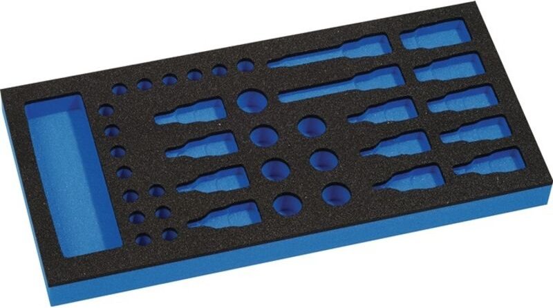 Thumbnail - Werkzeugmodul Leereinlage 1/3-Modul 4000 871 250, 46-teilig