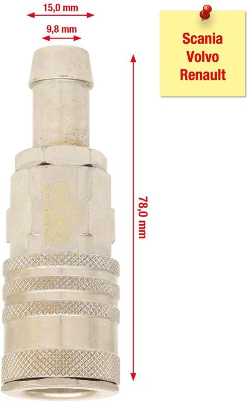 Thumbnail - Ks Tools Kühler-Füll- Ablassstutzen Scania 340/360
