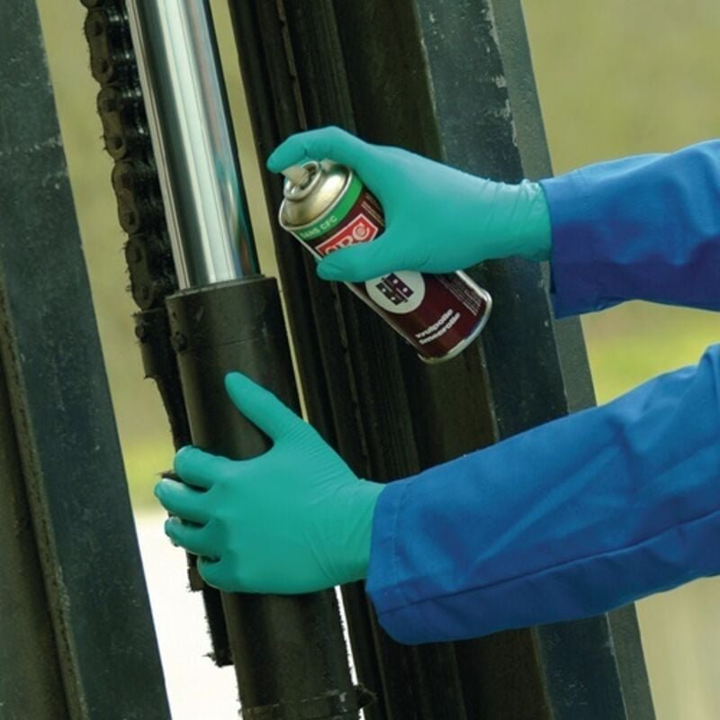 Einweghandschuhe TouchNTuff 92-600 Größe 6,5-7 grün en 374 PSA-Kategorie iii