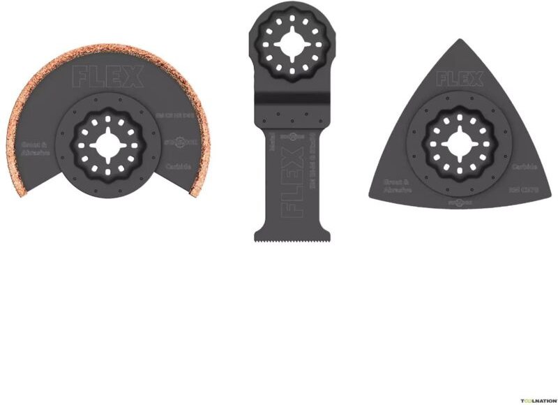 Thumbnail - Set mit 3 Starlock-Sägeblättern – Flex Fliesen – 531056