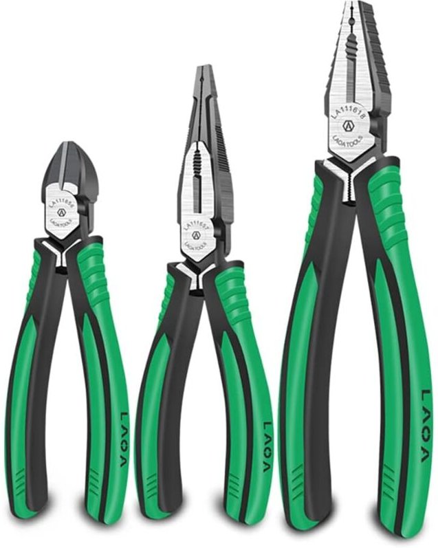 DOLASO 9 Zoll Abisolierzange Kabelschneider 1-4 mm2 M3 M4 Holzschraube Abisolieren Nagelschneiden Crimpen Elektriker Han...