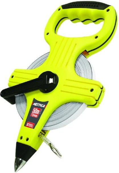 Langes Stahlmaß Metrica 50m x 13mm - 39262SP