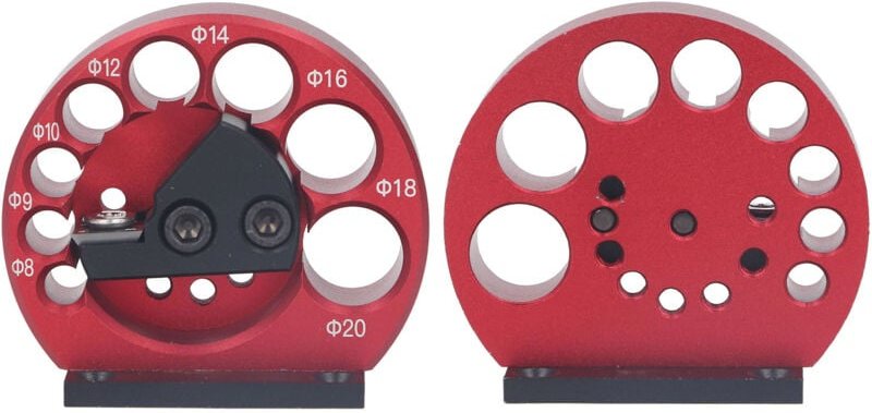 Dübelbohrmaschine aus Aluminiumlegierung mit Hartmetall-Bohrsägeblatt, hochpräziser Lochschneider von 8 bis 20 mm für di...