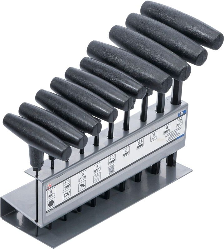 Bgs Technic - Schraubendreher-Satz mit T-Griff Innensechskant 2 - 10 mm 10-tlg.