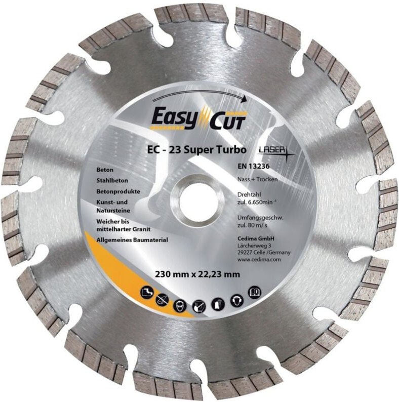 Trennscheibe Diamant EC-23 230x2,4x10x22,23mm Cedima