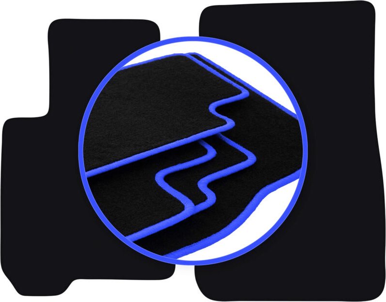 CARLUX-BLUE Autofußmatten für: BMW Z4 E89 0 (2009-2019)