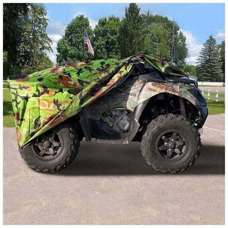 Thumbnail - CHOYCLIT Autoabdeckung, ATV-Außenabdeckung für Quad-Camping-Schutzplane MTB-Motorrad Wasserdicht Anti-UV Regenfest 210D ...