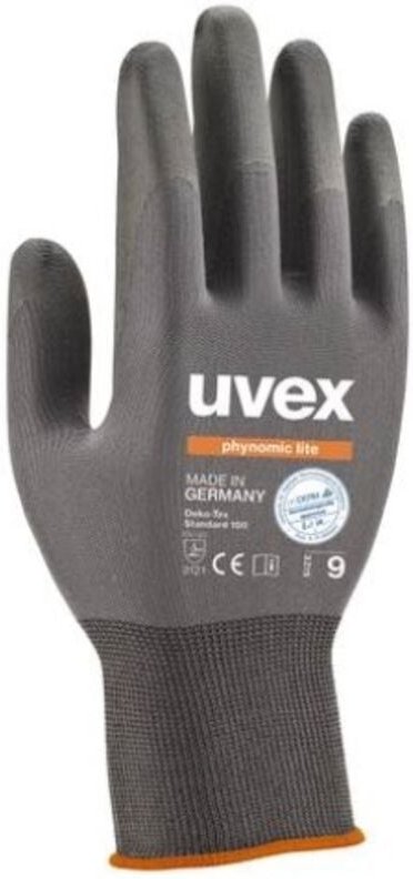 Uvex - phynomic lite 6004009 Nylon Arbeitshandschuh Größe (Handschuhe): 9 en 388 1 St.