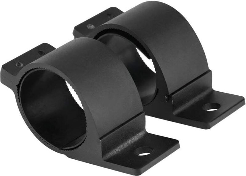 Ersandy - 2 Stangenhalterungen, Keenso Aluminium-Stangenhalterungsklemmen für Kfz-LED-Scheinwerferstangen (3 Zoll)