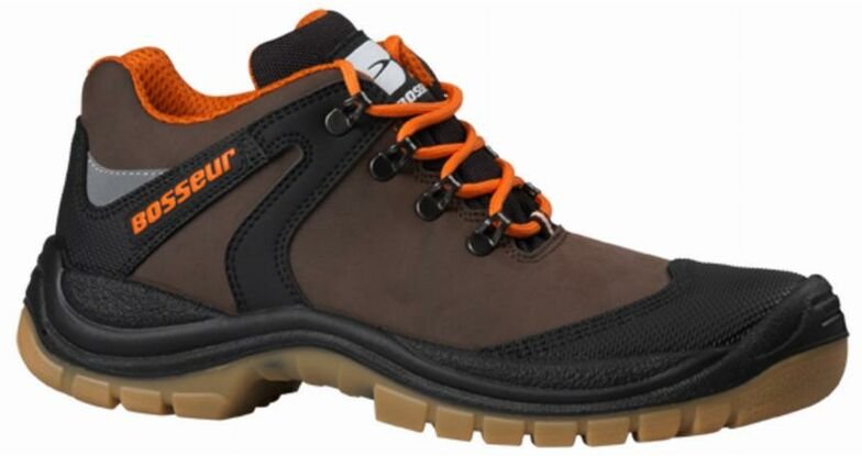 Bosseur - air cross Sicherheitsschuhe - Niedrig S3 - Braun - Größe 41 - 11443-004