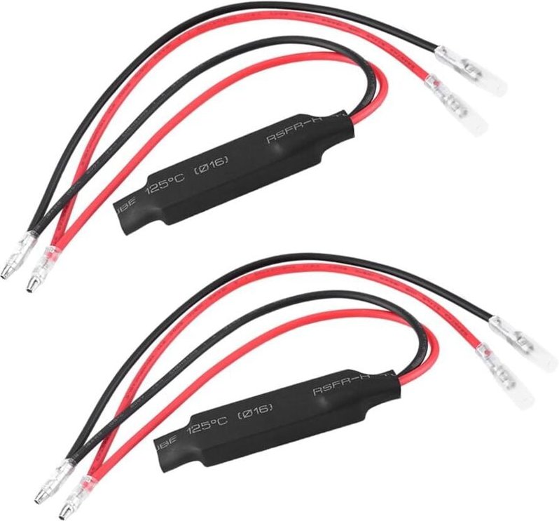 Thumbnail - Fitags - 2Pcs Motorrad led Blinker Widerstand 10W led Anzeige Licht Inline Last Widerstand Motorrad