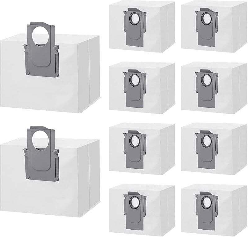 Lot de 10 Sacs à Poussière Accessoires pour Xiaomi S8+/S8 Pro Ultra S7 MaxV Ultra/S7 Pro Ultra/Q7+/ Q7 Max+/Q5+/T8