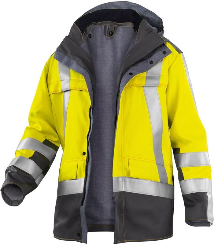 Kübler Parka safety 8 psa 3 warngelb/anthrazit Gr. xl