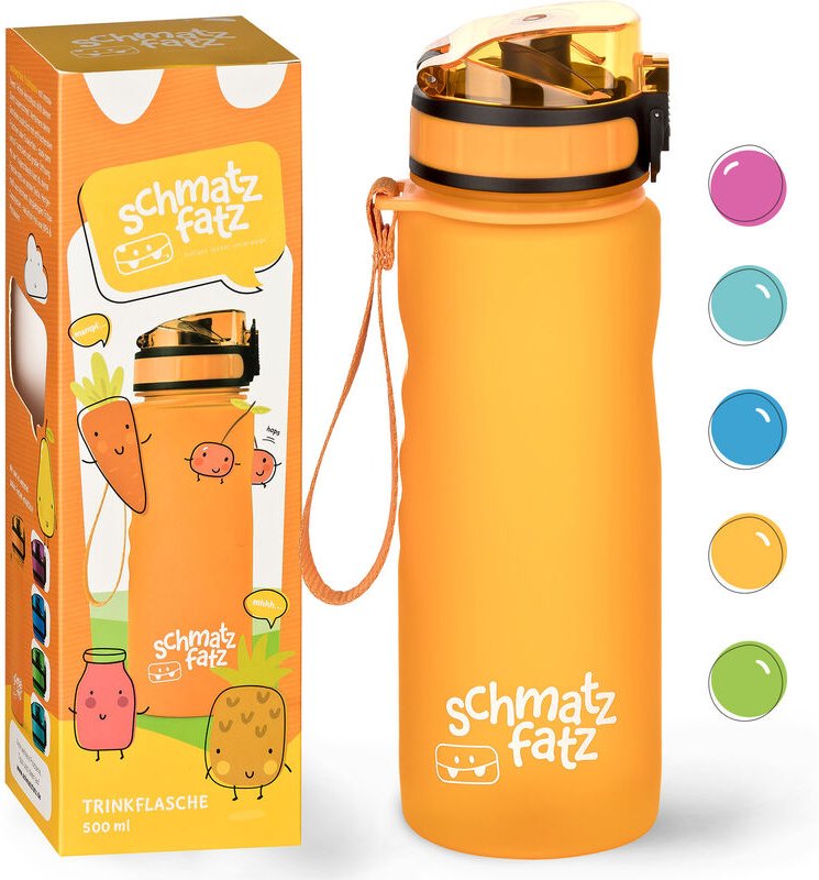 Thumbnail - schmatzfatz Trinkflasche Sportflasche 500 ml 24 cm Tritan