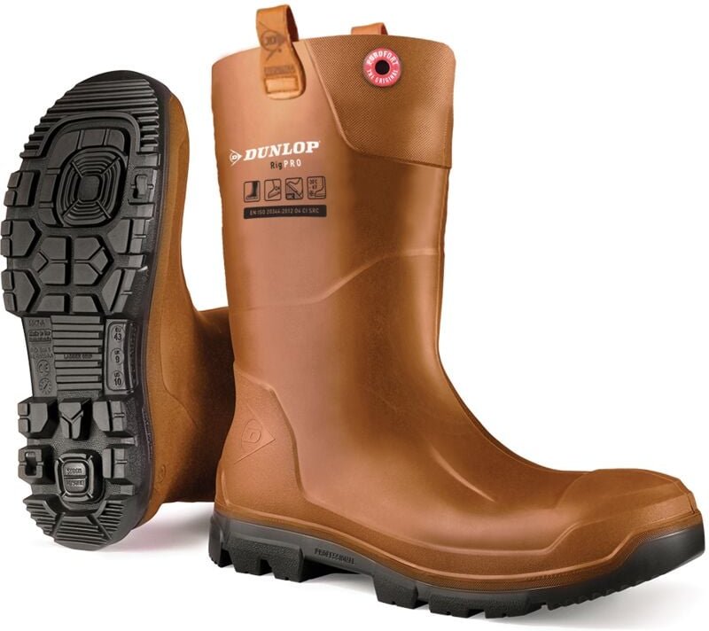 Hochsichere Sicherheitsstiefel RIGAIR PRO FUR PU S5 (LJ2HR42) - Braun 43