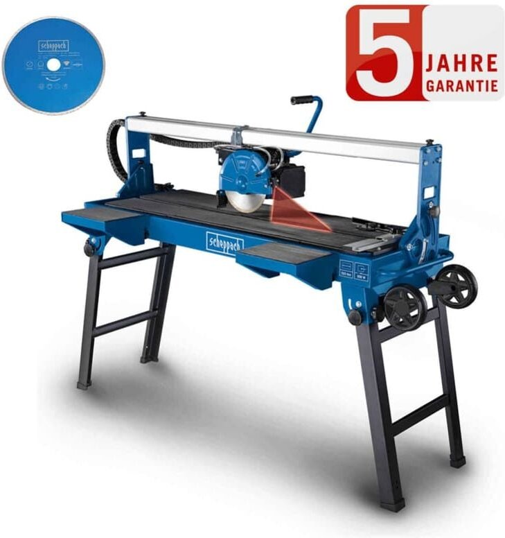 Fliesenschneider FS3600 + Diamanttrennscheibe 25,4 mm - Scheppach