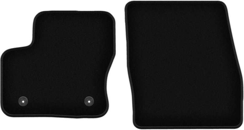 BASIC schwarze Veloursmatten für: Ford Transit Connect Van (2013-2017)