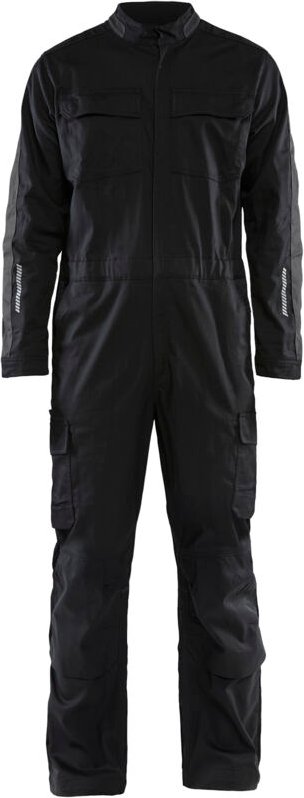 Industrie-Stretch-Arbeitsanzug 2D 6144 - Schwarz/Dunkelgrau 46