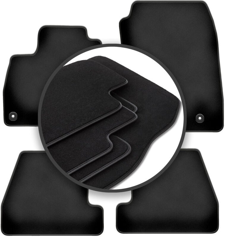 Premium-Fußmatten für: Ford Focus MK3 FL Limousine, Kombi, Schrägheck (2017-2020)
