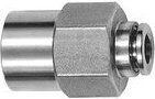 Gerade Steckverschraubung, g 1/8 i., Schlauch-Ø 8, es 1.4404 - Riegler