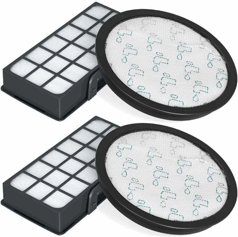 Paquete de 2 filtros hepa para aspiradoras Rowenta Silence, accesorios de repuesto ZR903701, Force Cyclonic 4AAAA RO7647...