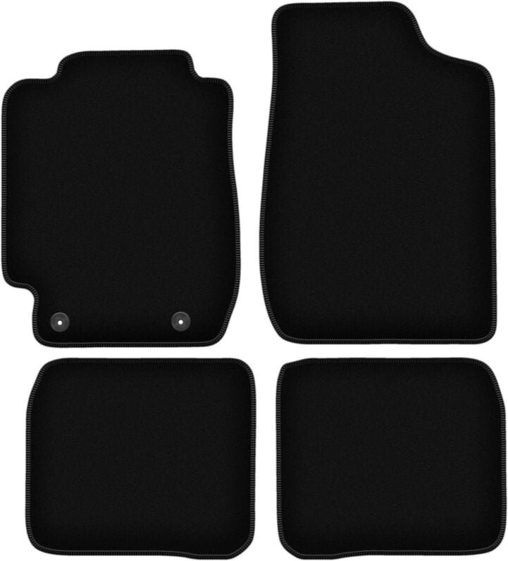 Thumbnail - BASIC schwarze Veloursmatten für: Toyota Corolla E10 Fließheck, Kombi, Limousine (1992-1997)