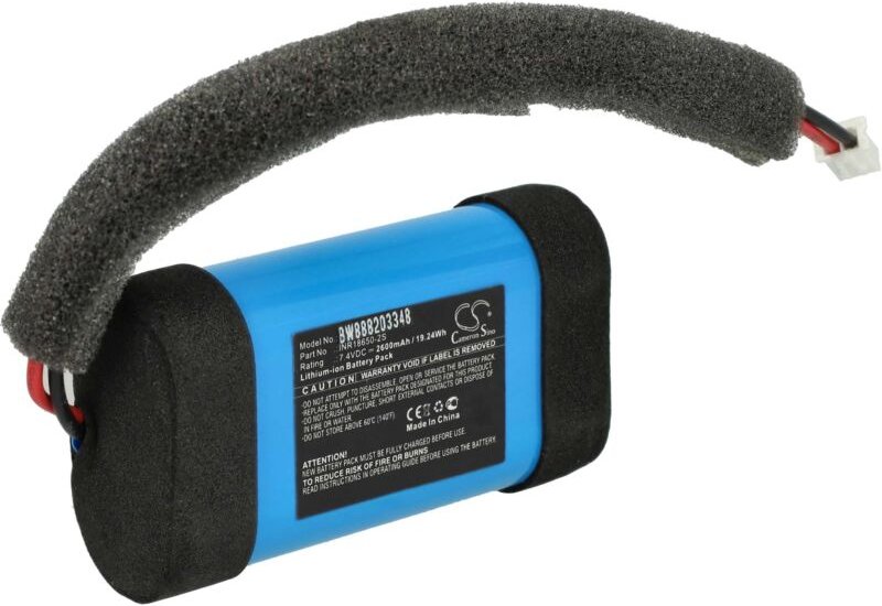 Vhbw - Akku kompatibel mit Monster Rove 2 Lautsprecher Boxen Speaker (2600mAh, 7,4V, Li-Ion)