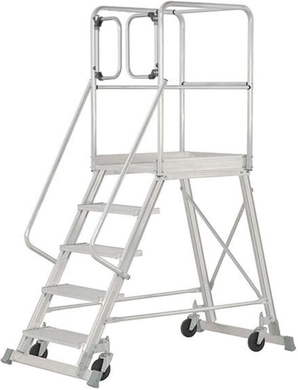 Mobile Plattformtreppe 7 Stufen - Maximale Arbeitshöhe : 3.70m - 6888/07-MCP