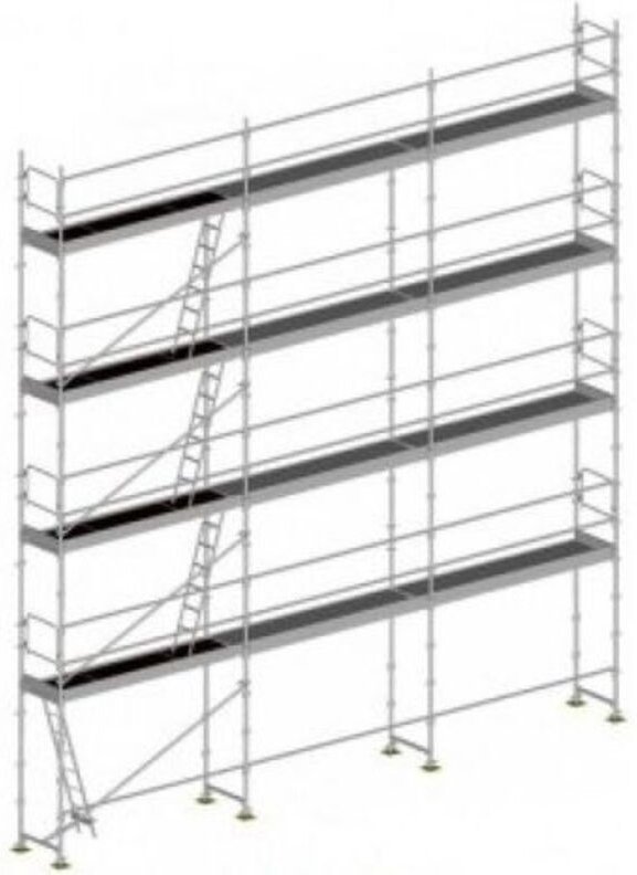 Matisère - Gerüst 100m² - Struktur allein - Gelände Version - DUO100GCM-S