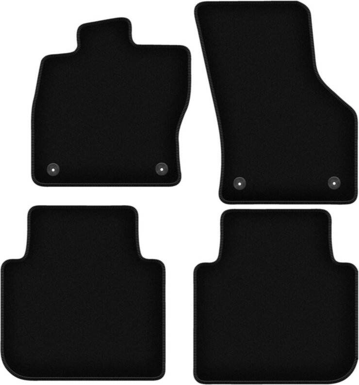 BASIC schwarze Veloursmatten für: Volkswagen Arteon Liftback, Shooting Brake (2017-)