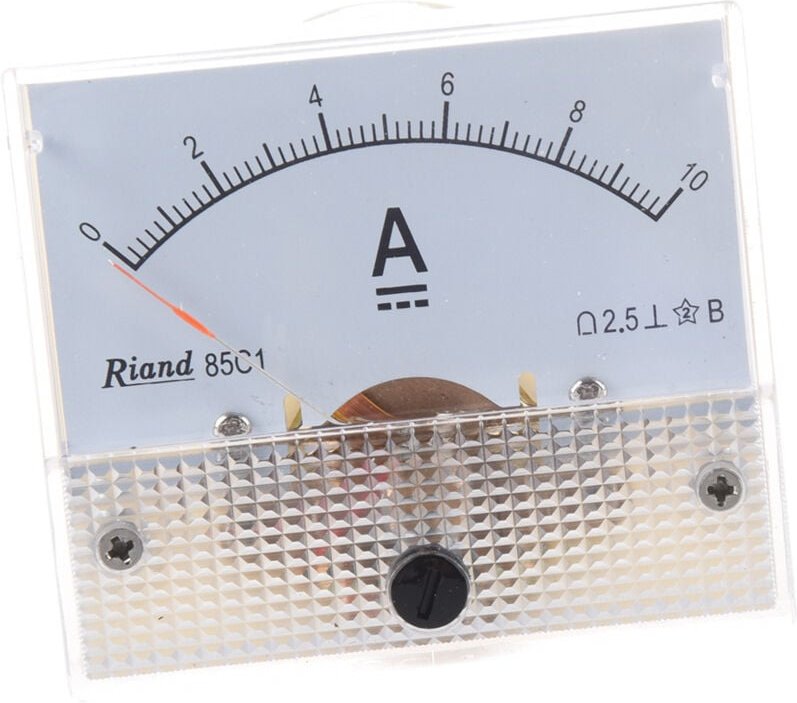Tlily - 85C1 dc 0-10A Rechteck Analog Panel Amperemessgeraet Messgeraet