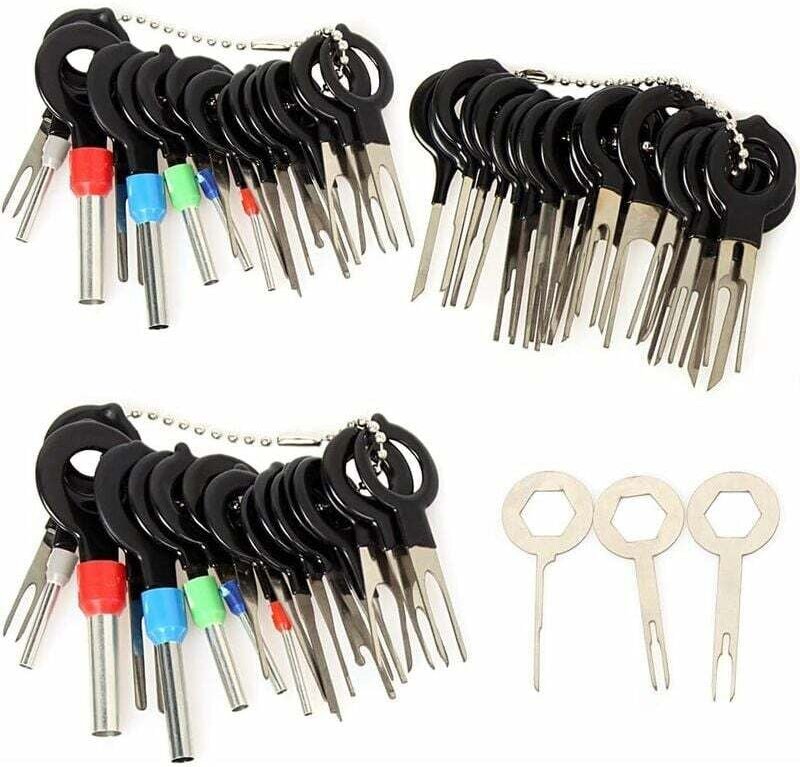 57-teiliges Werkzeug zum Entfernen von Autoklemmen, Werkzeug zum Entfernen von Autoklemmen, Klemmennadel-Auswerfer-Kit z...