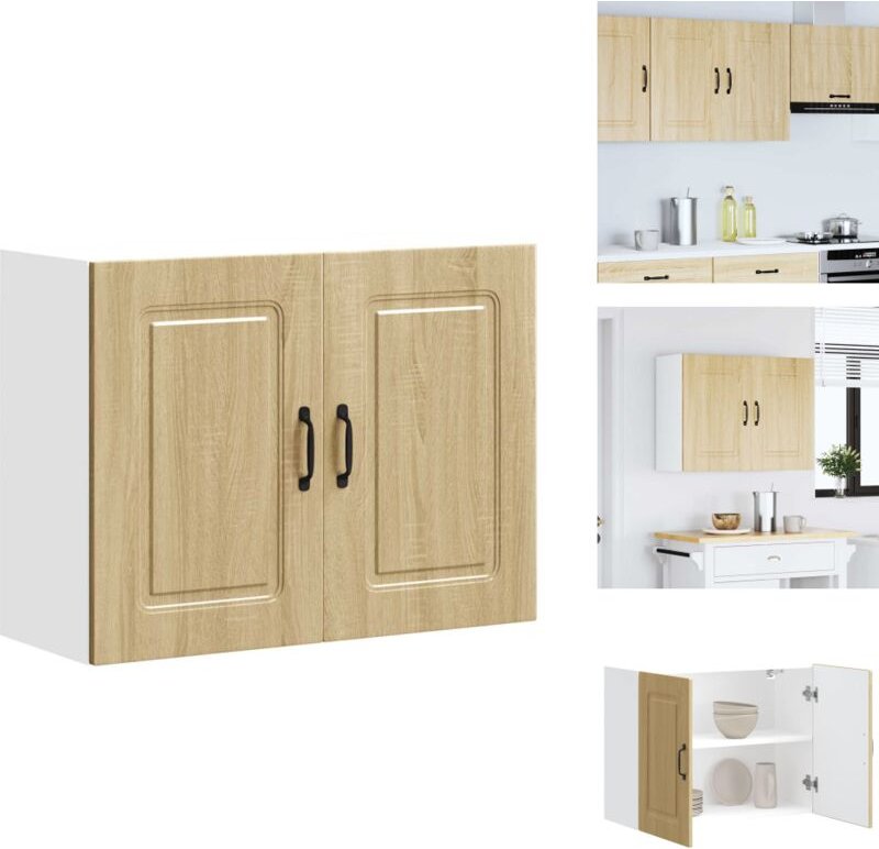 Küchen-Hängeschrank Kalmar Sonoma-Eiche Holzwerkstoff - Küchen-Wandschrank - Küchen-Wandschränke - Wandschrank Küche - K...