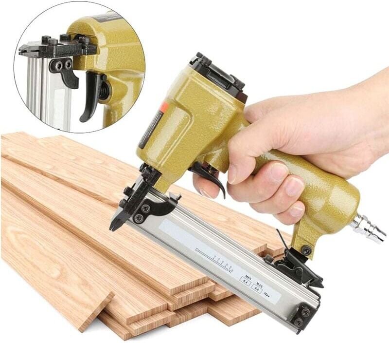 P625 Kompakter pneumatischer Stiftnagler ohne Kopf, 10–25 mm Stifte, Air-Finish-Nagler für die Innendekoration
