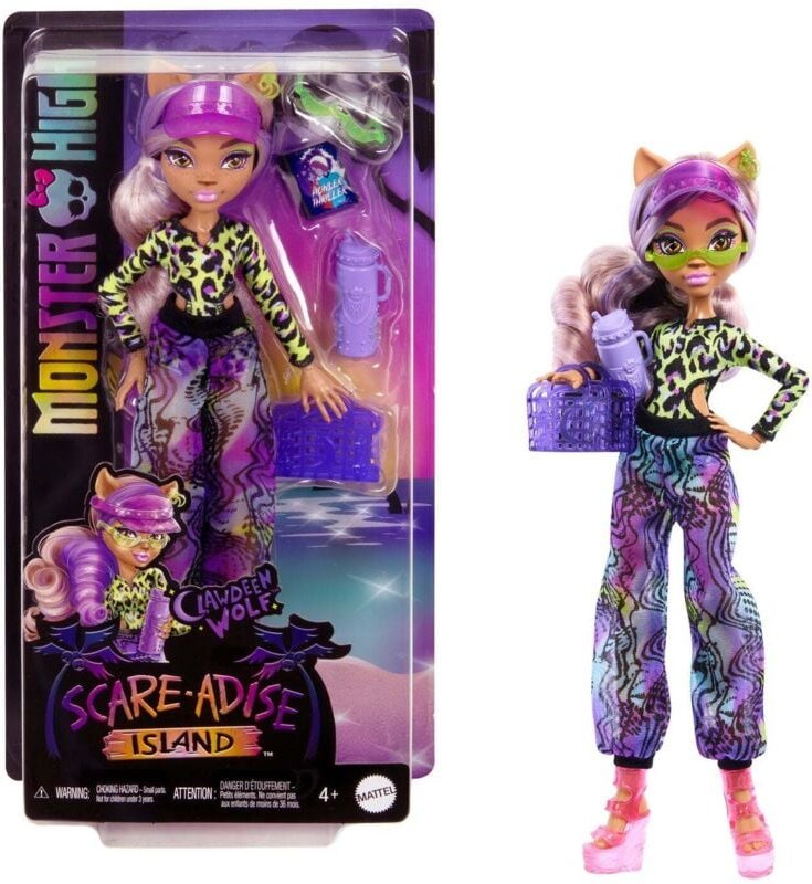 Monster high scareadise island clawdeen