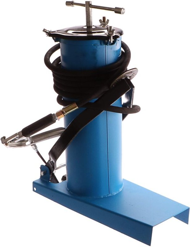 Geko G01141 - Pumpe de Hochdruckfett de (6 L), Farbe blau