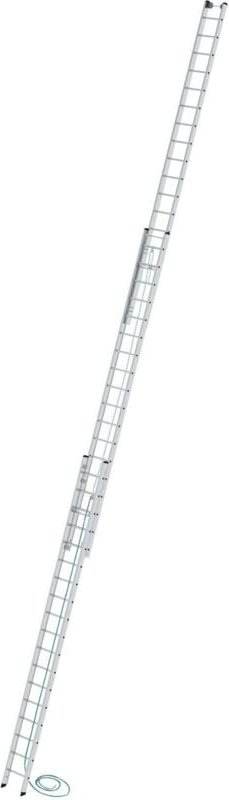 Günzburger Steigtechnik - Sprossen-Seilzugleiter 3tlg. ohne Traverse 3 x 18 Sprossen - 022318