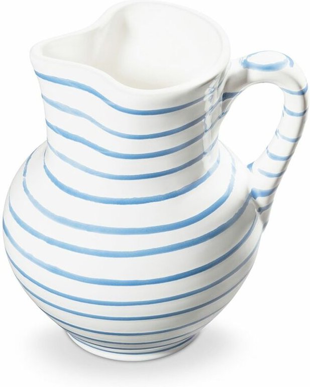 Gmundner Keramik - Blaugeflammt, Krug Wiener Form 1 Liter