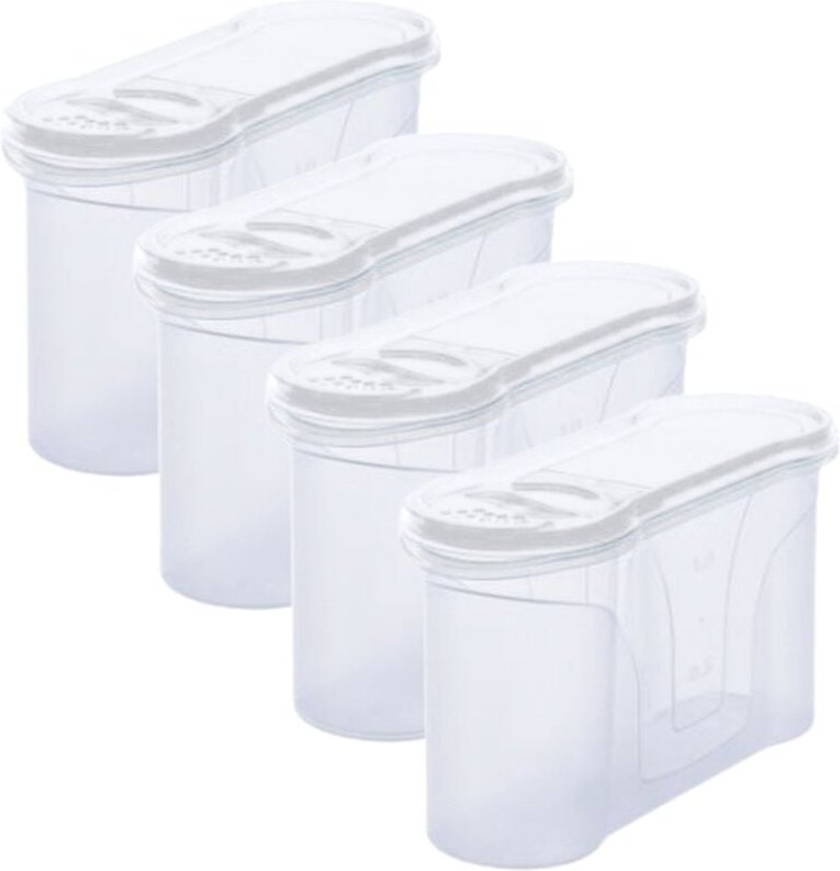 Novaliv - 4x Vorratsdose Dose mit Deckel