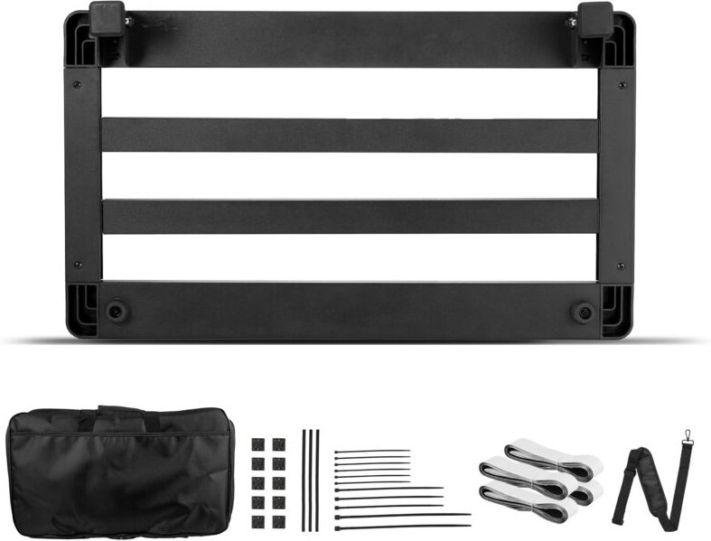 Mophorn - Gitarrenpedalboard, 20' x 11', leichtes, 2,64 lbs schweres, zusammenklappbares Effektpedalboard aus Aluminiuml...