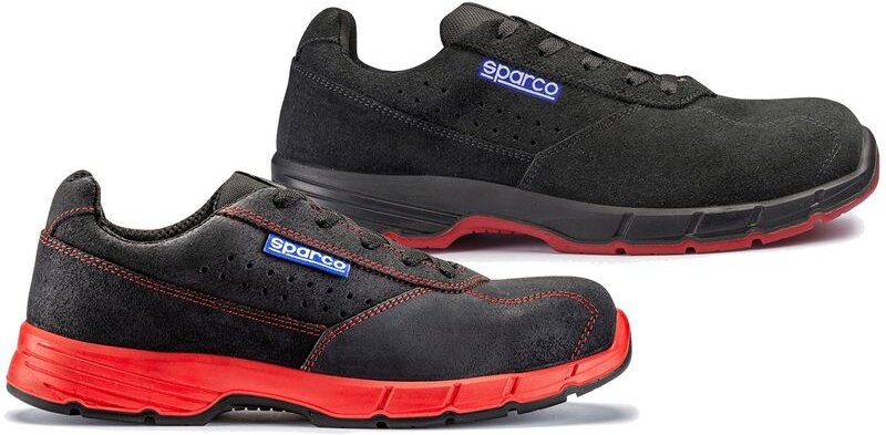 Challenge nrnr S1P src Sicherheitsschuhe - 38 eu - Schwarz / Rot - Sparco