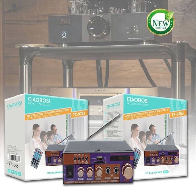 Trade Shop Traesio - Trade Shop - audikial potential power mit digital usb sd fm bt TX-9763 -