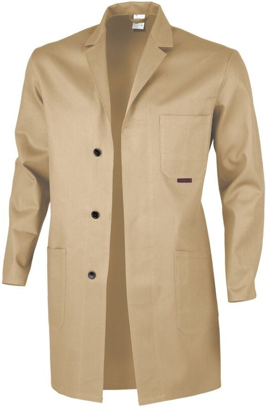 Qualitex Berufsmantel "classic", Größe: 58, Farbe: khaki
