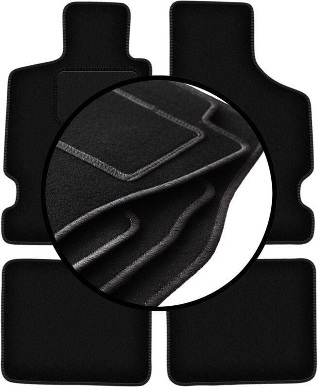 Komplettset Veloursmatten für: Citroen Saxo Fließheck (1996-2003)