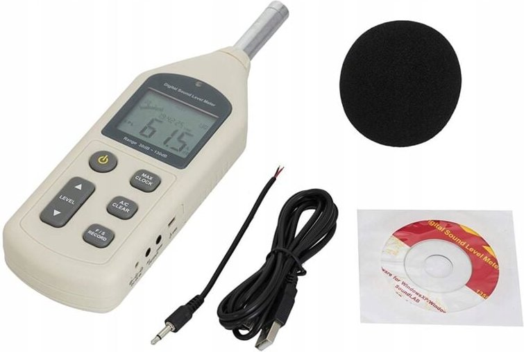 Sonometer Schallmessgerät Dezibelmessgerät Usb Pc