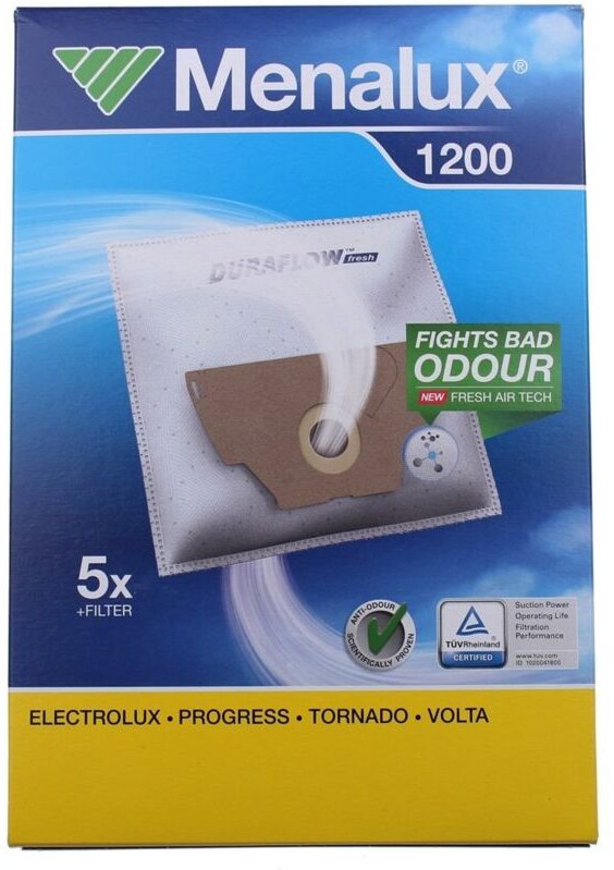 Ersatzteil - Set aus 5 Beuteln + 1 Mikrofilter - - tornado Electrolux uralux, hoover, volta