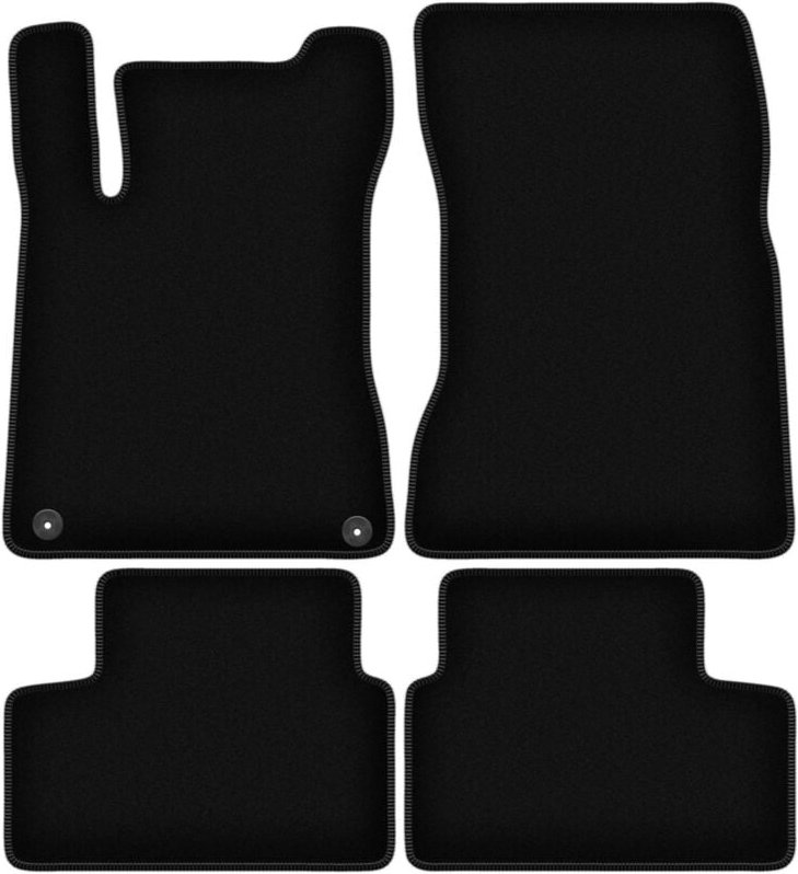 BASIC schwarze Veloursmatten für: Mercedes CLA II C118 Limousine (2019-)
